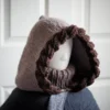 taupe balaclava hood