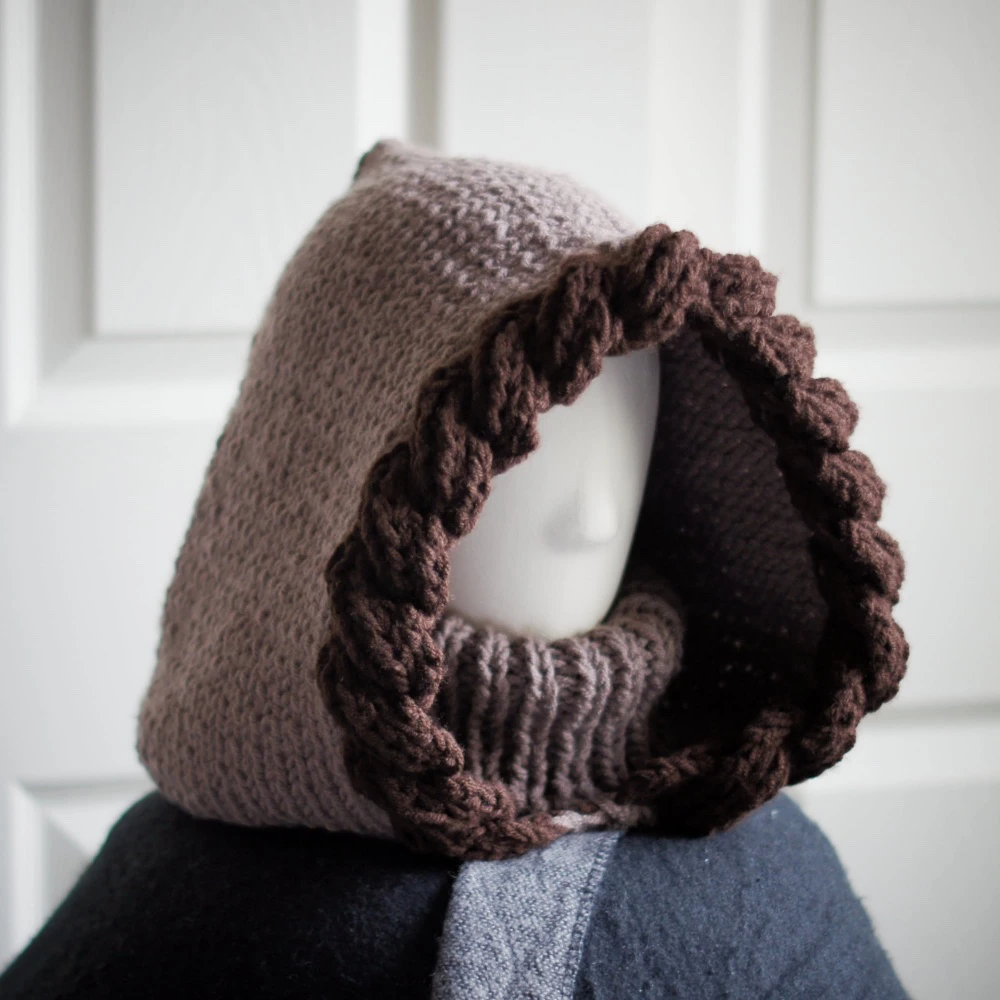 taupe balaclava hood
