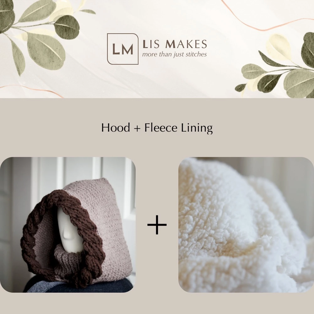 taupe balaclava hood