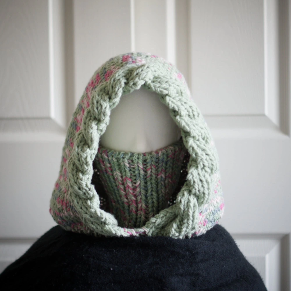 sage winter hood