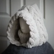 beige nomadic twist balaclava