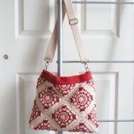granny square tote