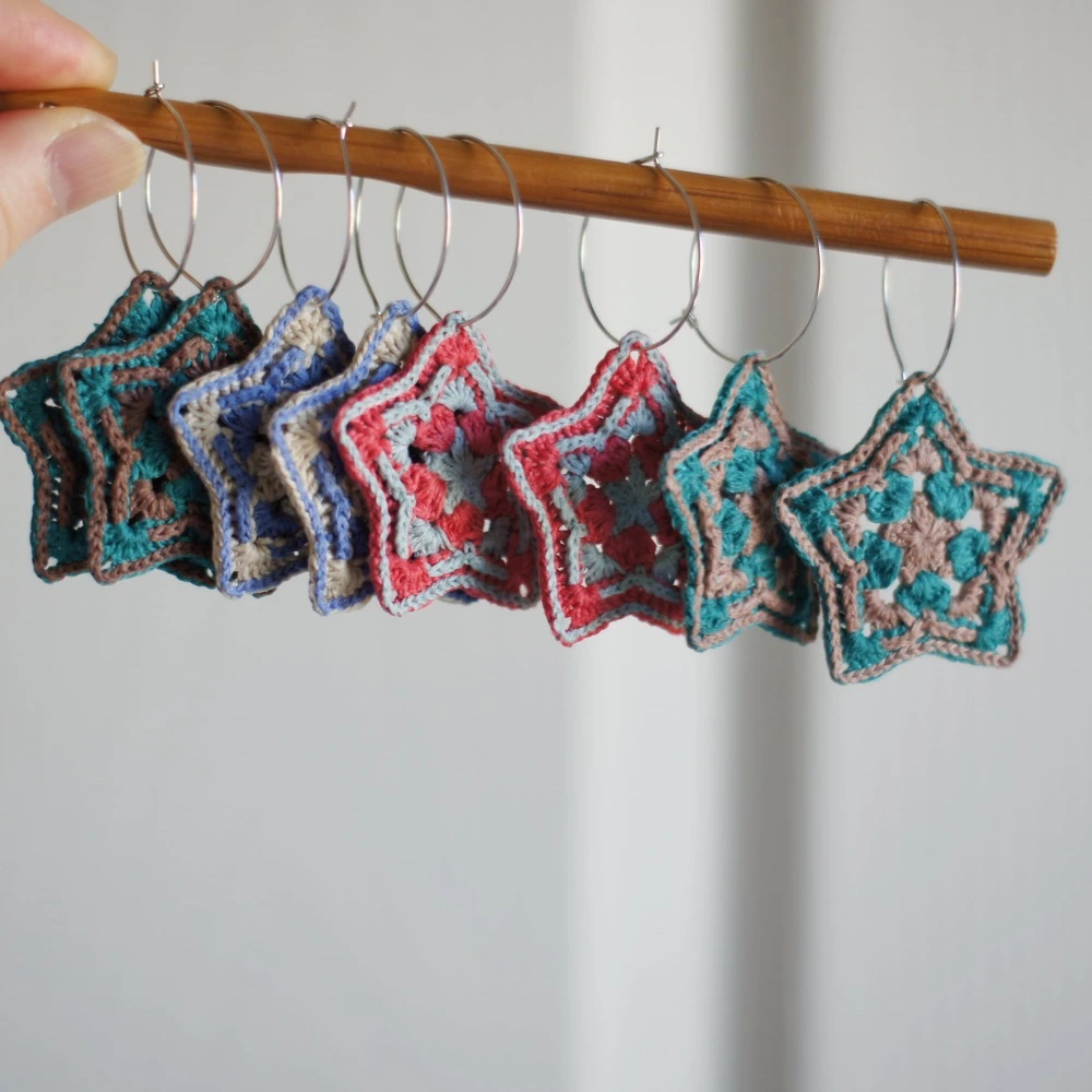 star earrings