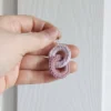 Crochet Interlocking Circles Earrings