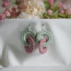 Crochet Interlocking Circles Earrings
