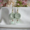 crochet spring earrings