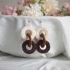 Crochet Interlocking Circles Earrings