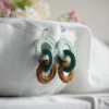 Crochet Interlocking Circles Earrings