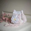 daisy granny square sling bag
