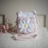 daisy granny square sling bag