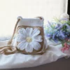 daisy granny square sling bag