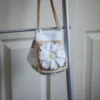 daisy granny square sling bag