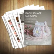 daisy bag crochet pattern