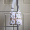 crochet daisy tote