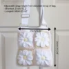 crochet daisy tote
