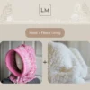 knitted pink balaclava