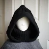 cable knit balaclava