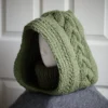 knit turtleneck balaclava