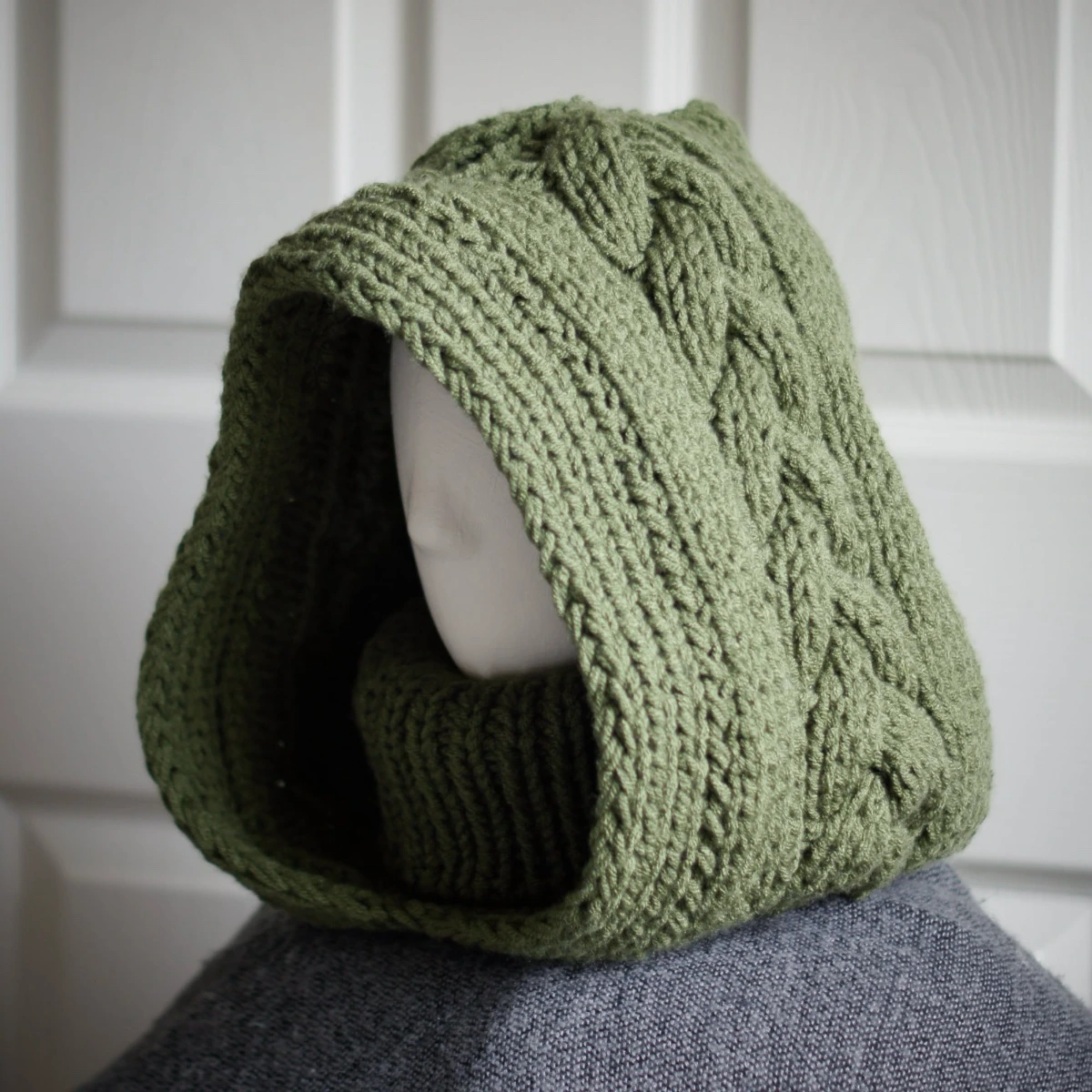 knit turtleneck balaclava