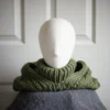 knit turtleneck balaclava