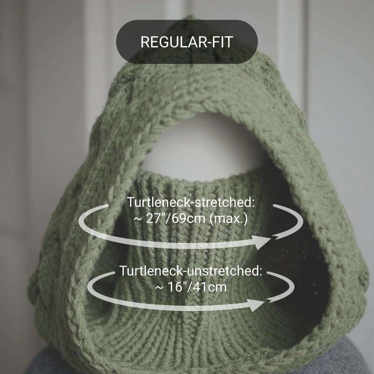 cable knit balaclava