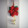 crochet poinsettia flower