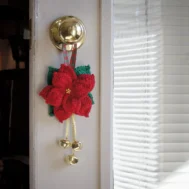 crochet poinsettia flower