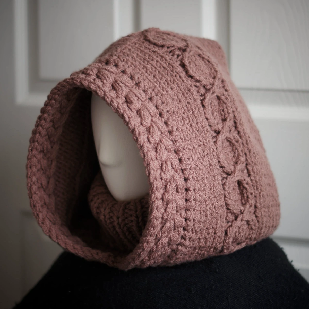 crochet and knit balaclava