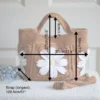 crochet daisy bag in terracotta